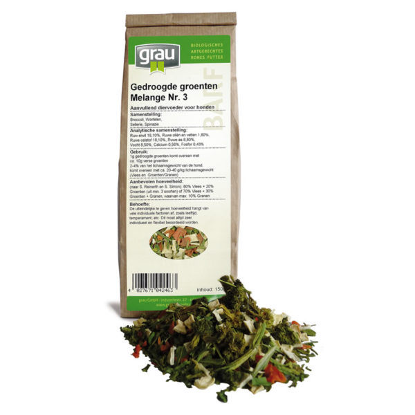 GRAU Biologische groentemix gedroogd nr 3 - 500 gram -0