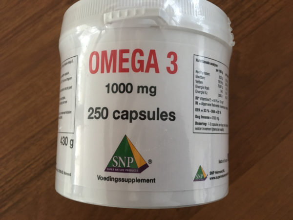 SNP Omega3 visolie capsules pot 250 stuks-0